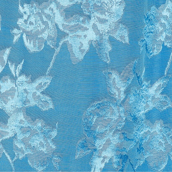 *Last Chance* Saylor Corinna Floral Halter Maxi Dress Mykonos Blue Cerulean 🤍 - Picture 4 of 7